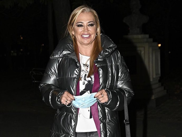 Archivo - Belén Esteban llega a Florida Park donde la productora 'La fábrica de la tele' celebra su fiesta de navidad