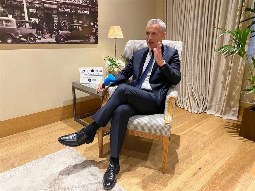 El secretario general de la OTAN, Jens Stoltenberg, ha dicho que la OTAN en una entrevista de la Cadena COPE.