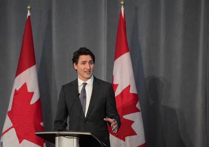 Archivo - El primer ministro canadiense, Justin Trudeau.