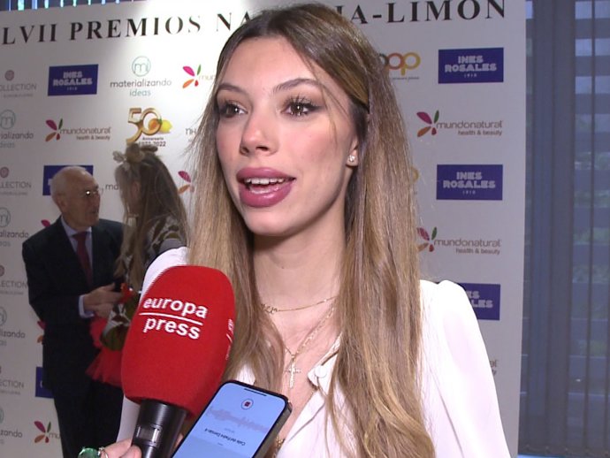 Alejandra Rubio en los 'Premios Naranja y Limón'