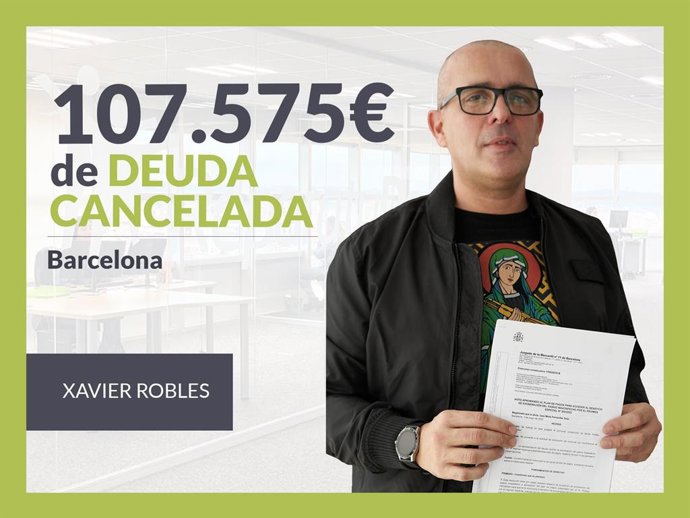 Xavier Robles, exonerado con Repara Tu Deuda.