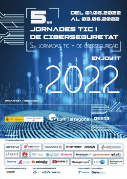 Cartell de la cinquena edició de les Jornades TIC i de Ciberseguretat