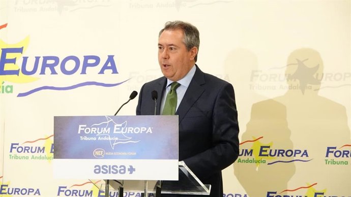 El  secretario general del PSOE de Andalucía, Juan Espadas.