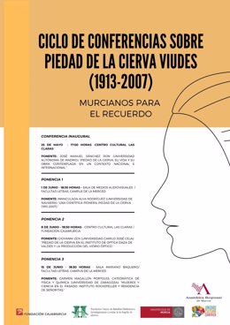 Cartel de la actividad 'Una científica pionera: Piedad de la Cierva (1913-2007)'