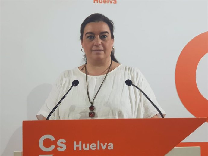 María José Peña, portavoz del grupo municipal de Cs en Aracena y número 4 de la candidatura del partido liberal por Huelva a las elecciones del 19J.