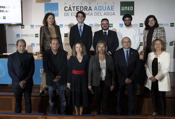 Premiados en la VIII edición del Premio Fundación Aquae y UNED.