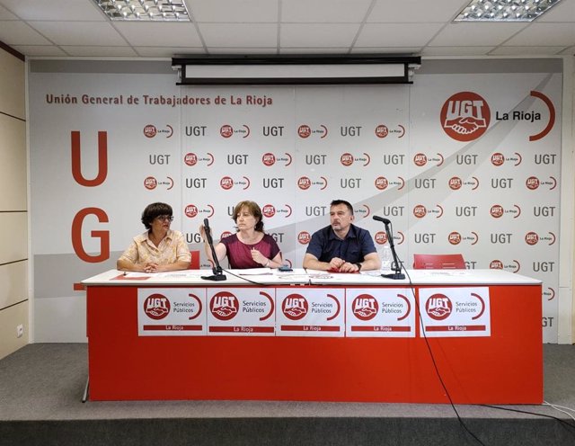 Representantes de UGT Servicios Públicos alerta de la falta de personal en el Hospital San Pedro