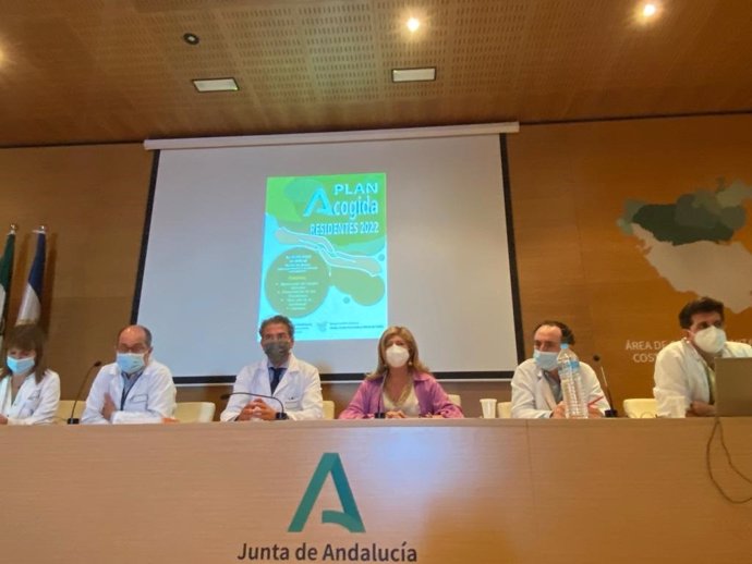 Acto de acogida de 63 residentes del Área de Gestión Sanitaria de Jerez, Costa Noroeste y Sierra.