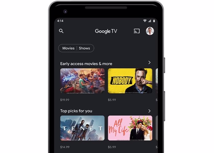 Aplicación Google TV
