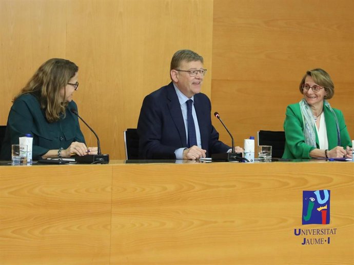 Ximo Puig en la en la apertura del I Encuentro Nacional de Cátedras y Centros de Estudios sobre Despoblación