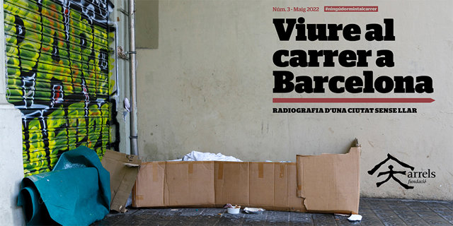 Portada del informe de Arrels Fundació