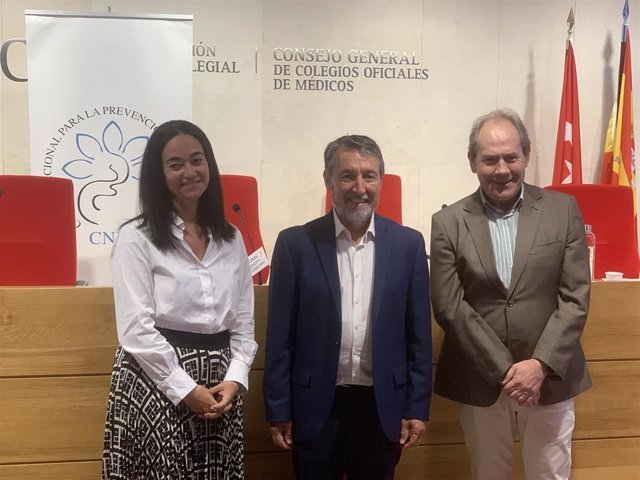Mónica Pérez Ríos, Andrés Zamorano y José María Labeaga.