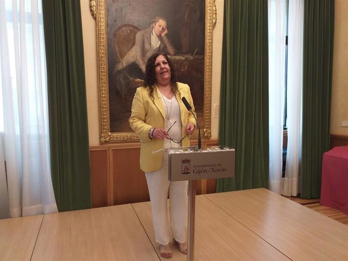 Marina Pineda, concejala de Hacienda del Ayuntamiento de Gijón