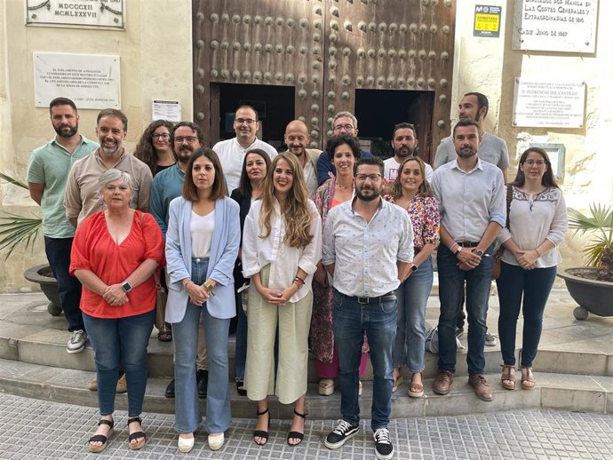 Responsables de IU Cádiz.