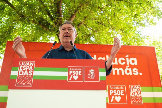 Juan Espadas, candidato del PSOE-A a la presidencia de la Junta, en un acto en Granada (Foto de archivo).