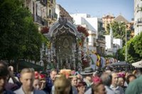 Cuatro hermandades rocieras de Sevilla capital inician su peregrinación a la aldea almonteña