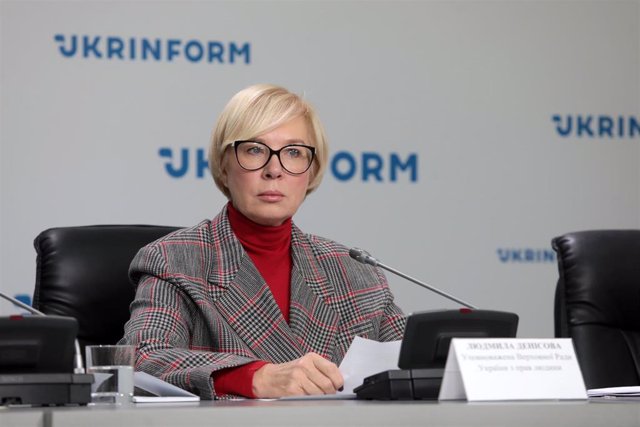 Archivo - La comisaria de Derechos Humanos del Parlamento ucraniano, Liudmila Denisova