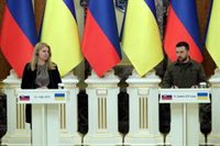 La presidenta de Eslovaquia visita Kiev para reunirse con el primer ministro y el presidente de Ucrania