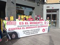 El 80% de los trabajadores de Correos del turno de noche secunda la huelga, según los sindicatos