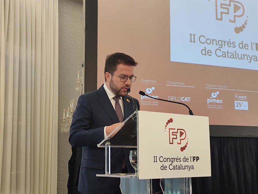 El presidente de la Generalitat, Pere Aragons.