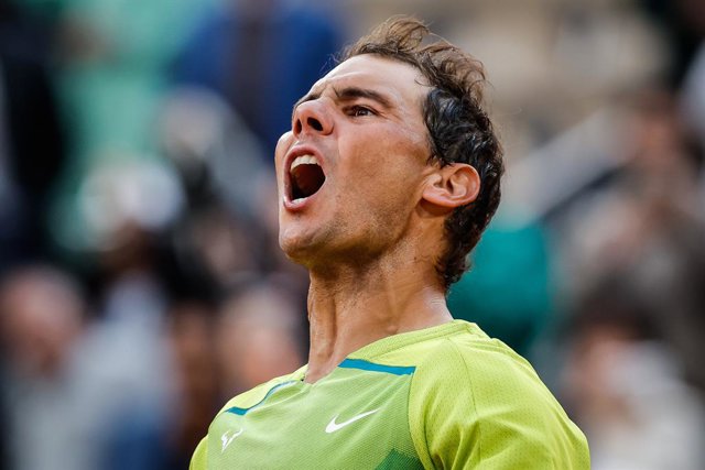 El tennista Rafael Nadal a Roland Garros