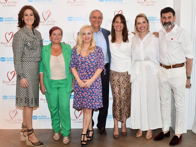 Un momento de la entrega del Premio Clarins por la Infancia 2022, que se celebró el pasado 26 de mayo en el hotel Rosewood Villamagna de la capital