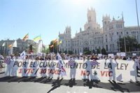 Los taxistas vuelven a las calles y acusan a la Comunidad de "venderse" a los VTC