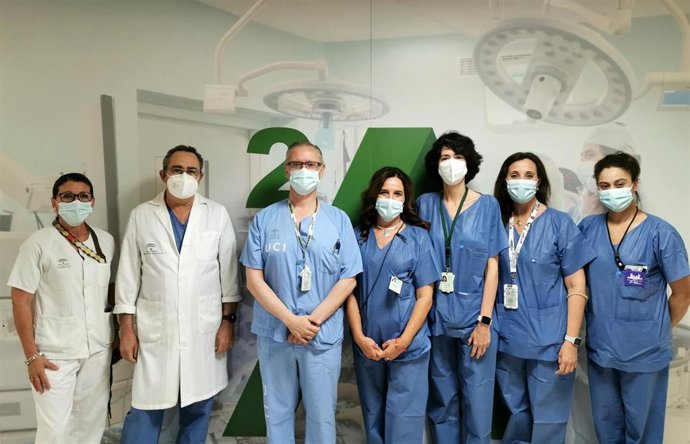 Profesionales sanitarios del equipo de Donación del Valme.