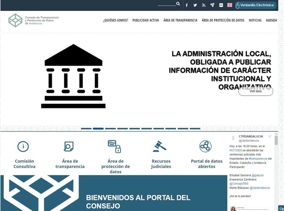 Archivo - Página web del Consejo de Transparencia y Protección de Datos de Andalucía.