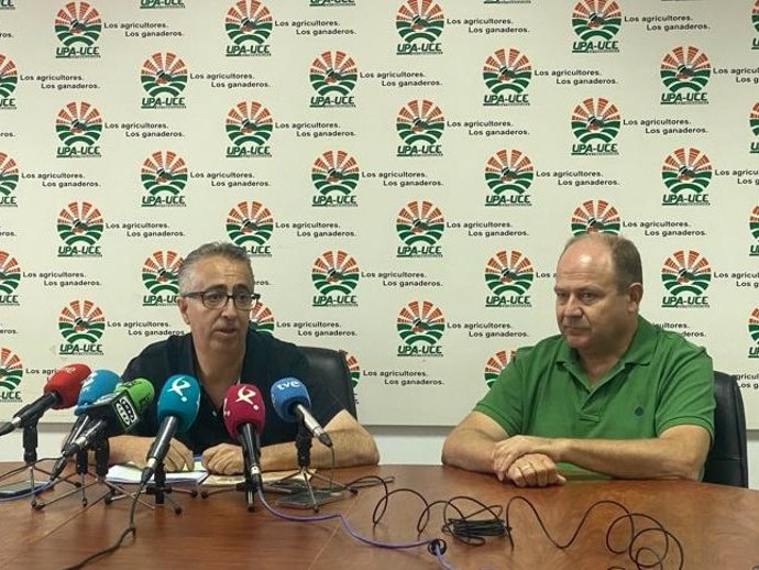 Ignacio Huertas en la rueda de prensa en su sede.