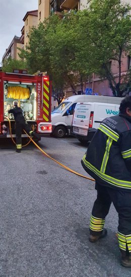 Imagen de efectivos de Bomberos de Navarra.