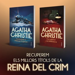 Columna recupera 'Assassinat a l'Orient Express' i 'Un cadver a la biblioteca' d'Agatha Christie