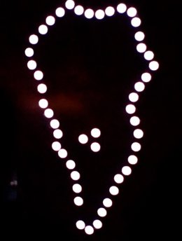 La Playa de Las Canteras acoge este viernes el mayor espectáculo de drones celebrado en Canarias