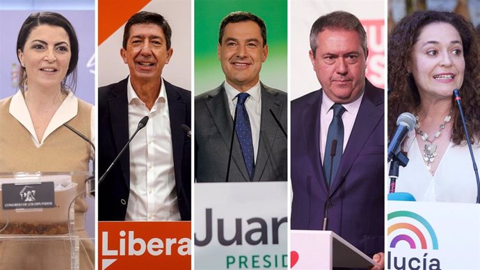 Candidatos a la Presidencia de la Junta de Andalucía