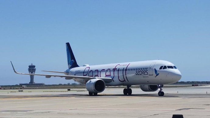 Un avió de Sata Aores Airlines