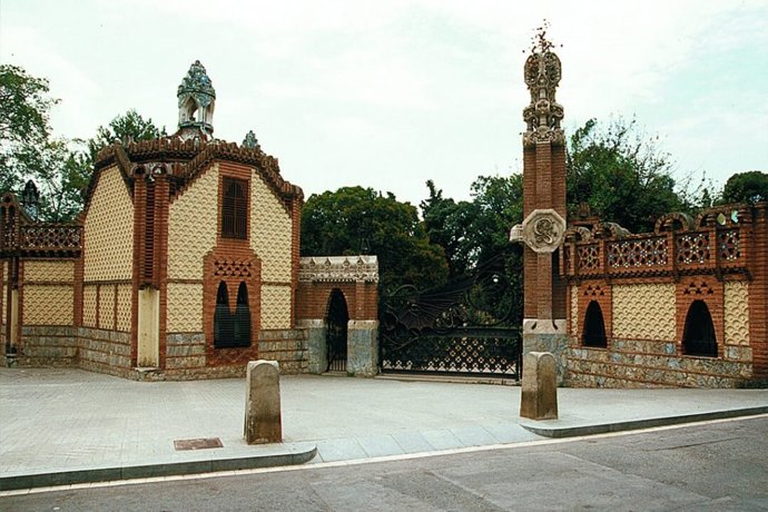 Los pabellones de la Finca Güell en Barcelona