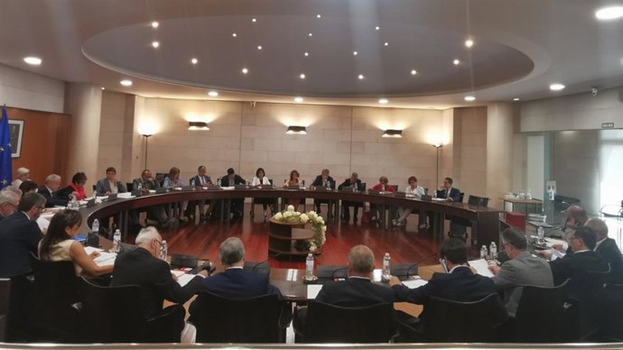 Pleno de la Diputación Provincial de Huesca.