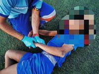 Evacuado al hospital un menor de San Juan accidentado en un colegio fuera del horario lectivo