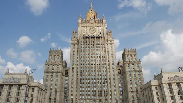 Archivo - Edificio del Ministerio de Relaciones Exteriores de Rusia
