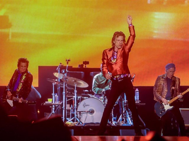 The Rolling Stones, durante su concierto en el Wanda Metropolitano
