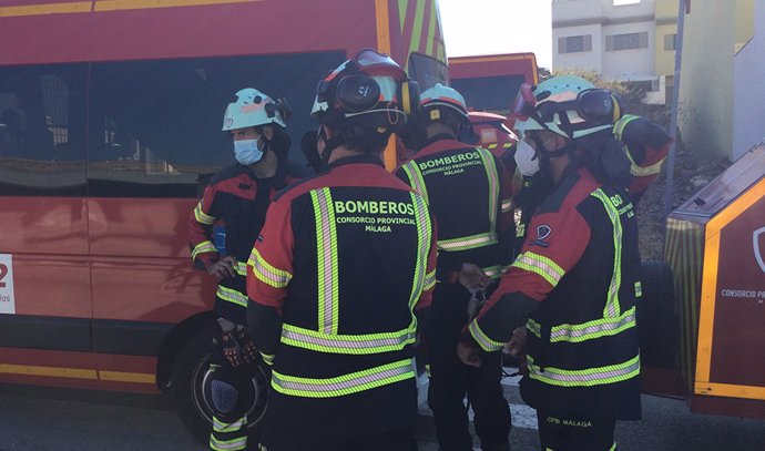 Archivo - Imagen de archivos de efectivos del Consorcio Provincial de Bomberos de Málaga