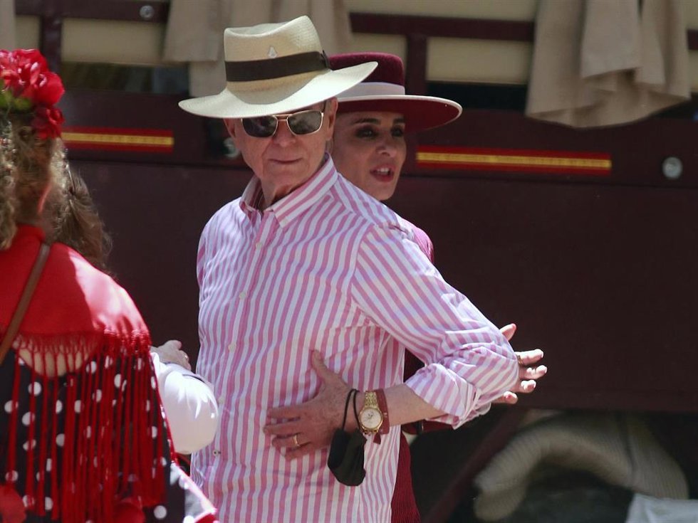 José Ortega Cano, con Ana María Aldón en El Rocío