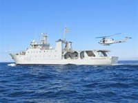 El patrullero de altura 'Alborán' comienza su participación en la  campaña costera de pesca del bonito