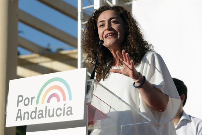 La candidata a la presidencia a la Junta de Andalucía por el Partido Por Andalucía, Inmaculada Nieto, en una imagen de archivo.