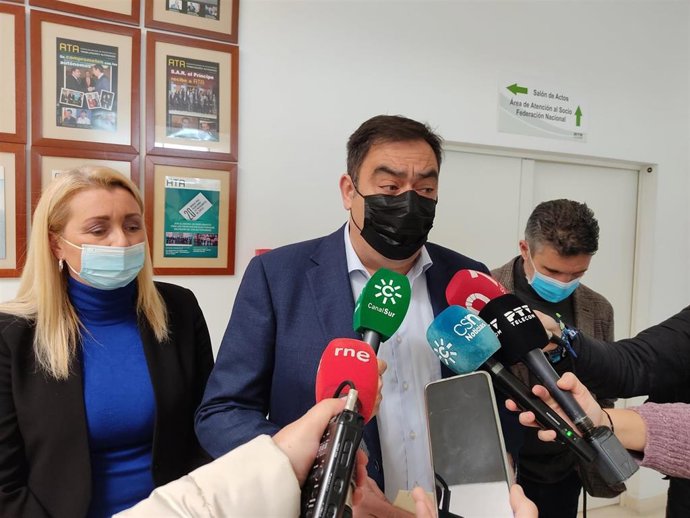 Archivo - El presidente de la Asociación de Trabajadores Autónomos (ATA) en Andalucía, Rafael Amor, en una foto de archivo.