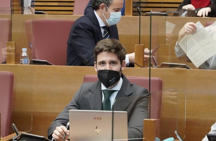 Archivo - El diputado del PP Juan Carlos Caballero