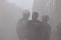 Bomberos del municipio de Murcia reciben formación operativa sobre incendios en sótanos y apuntalamientos de emergencia