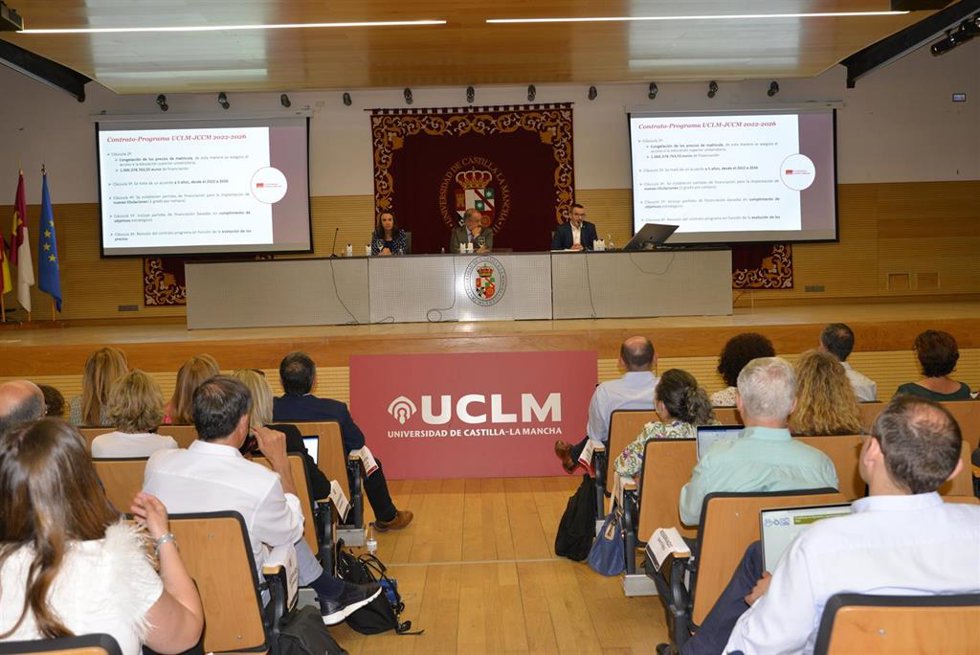 Uclm: Np El Rector Y El Presidente Regional Firman Mañana El Nuevo Acuerdo De Financiación Para La Universidad Regional