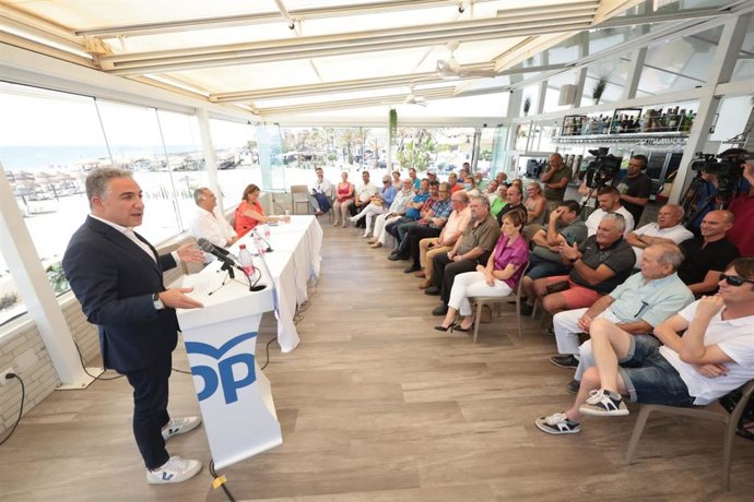 El coordinador del PP de Andalucía para la campaña electoral, Elías Bendodo,