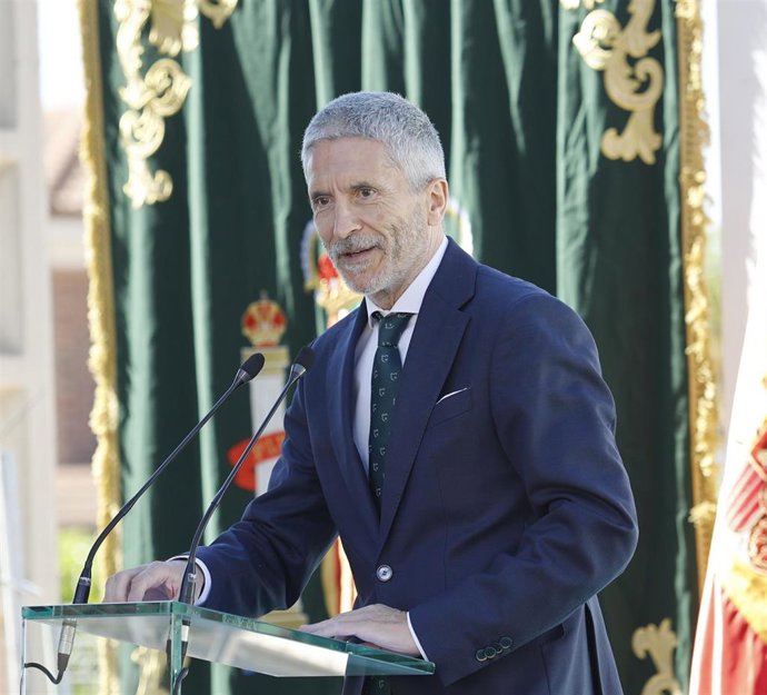 El ministro del Interior, Fernando Grande-Marlaska, en un acto reciente en Soria